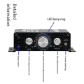 2-Channel 30W Car Digital Power Bluetooth Audio Amplifier 12V Hifi Stereo Mini Home Audio Amplifier For Car Home. 