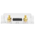 1 in 1 Fuse Box Transparent Cover 100A Fuse Holder for Car Audio. 