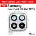 Camera Main Glass Lens for Samsung Galaxy A22 5G Replacement Part (Not Tempered Camera Glass Protector). 