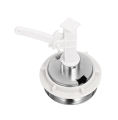 Single Replacement Round Head ABS Flush Toilet Push Button.