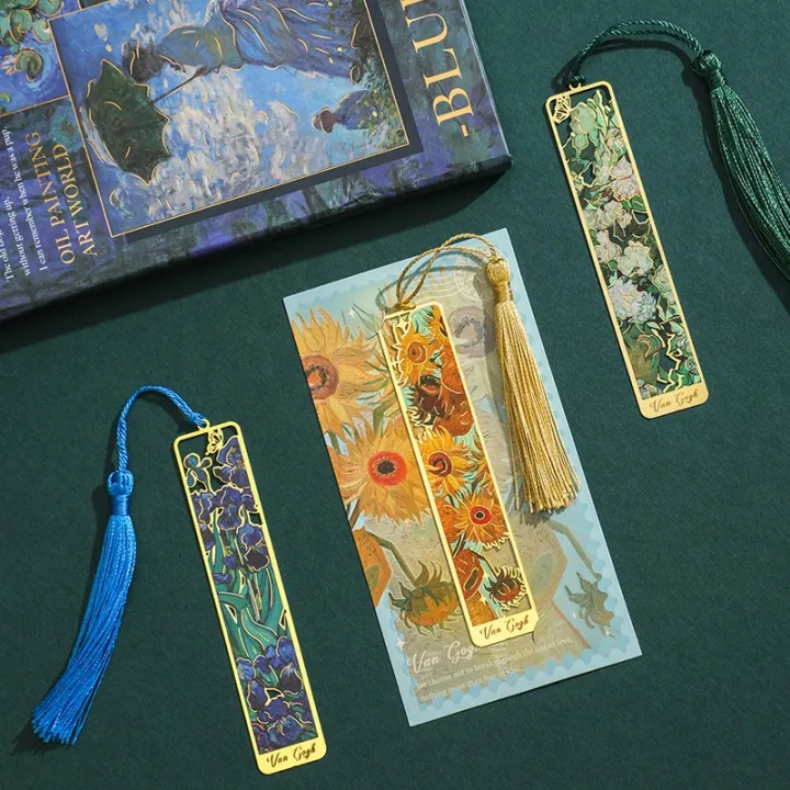 Creative%20Retro%20Metal%20Floral%20Glimpse%20Bookmarks%20Famous%20Painting%20Handbook%20Pendant%20Reading%20Book%20Clip%20Hollow%20Out%20Tassel%20Bookmarks%20for%20Book%20Lovers%20Writers%20Readers%20-%20Image%203