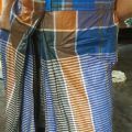 Pocket Lungi - SR Tarun Lungi - 100% cotton - Exclusive Design - Paka Rong - Selai Kora - Stitched - Lungi For Men - 5.5 Hand Lungi. 