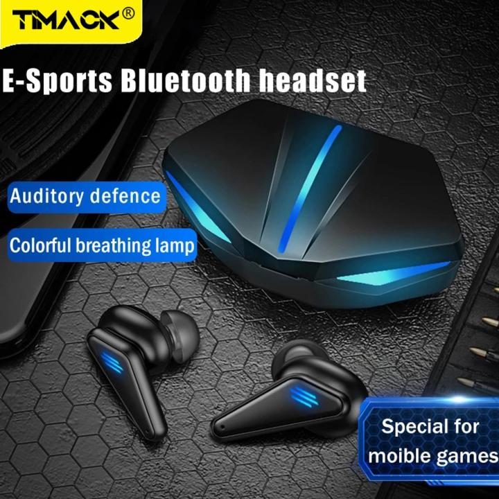 【Storewide Sale】 Timack® K55 TWS Earphone Low Latency Noise 5.0 Reduction Deep Bass HIFI Stereo Music Gaming Headset Lighting Effect Fashion Earbuds