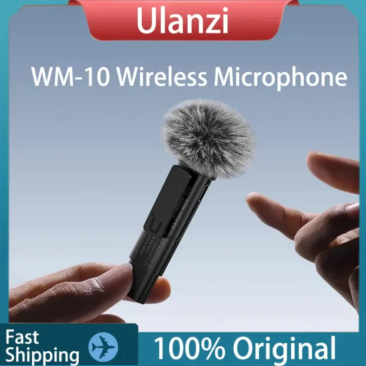 Ulanzi%20WM-10%20Microphone%20Wireless%20Mini%20Noise%20Reduction%20Bluetooth%20Lavalier%20Microphone%20For%20Smartphone%20Ecording%20Interviews%20Videos_%20D%20Leathers%20-%20Image%202
