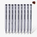 Keep Smiling Set of 9pcs 0.05 to 0.8 Drawing Pen Fine Liner Set, best Sketching Pens for Arts & Craft Students Pigment Liner Pigma Micron Drawing Pens.