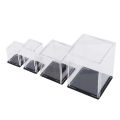 Acrylic Display Case Self-Assembly Clear Cube Box UV Dustproof Toy Protection STARLITE. 