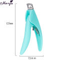 Monja U-shaped Nail Art Clippers French False Nail Cutting Stainless Steel Trimmers Acrylic Edge Cutters Manicure Tool. 