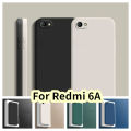 Original For Redmi 6A Silicone Full Cover Case Classic Simple Solid Color Phone Case Cover.