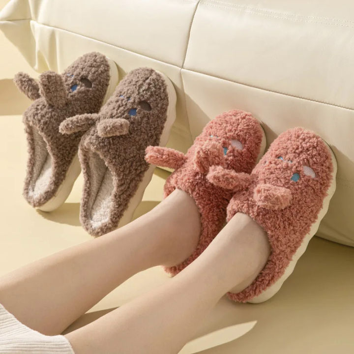Cartoon%20Anime%20Sanrios%20Cute%20Cinnamoroll%20Plush%20Shoes%20host%20Home%20Slippers%20Kawaii%20Keep%20Warm%20Funny%20Household%20Women%20Cotton%20-%20Image%204