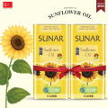 Sunar Premium Sunflower Oil 5Liters (Pack of 2pcs). 