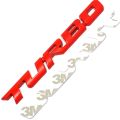 3D Metal Chrome Zinc Alloy Car Emblem Stickers Modified Accessories Metal Turbo Badge Sticker Car Styling Auto 3D Emblem Badge Sticker for All Cars Truck SUV.