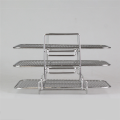 Air Fryer Rack 304 Stainless Steel Multi-Layer Dehydrator Rack Toast Rack Parts Accessories for Ninja Dual Air Fryer. 