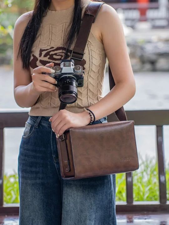 Suitable%20for%20Fuji%20Canon%20Nikon%20Sony%20Shoulder%20Leather%20Vintage%20Camera%20Bag%20Mirrorless%20Camera%20Bag%20Photography%20Bag%20-%20Image%204