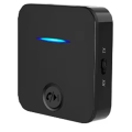 Stereo Audio Adapter 3.5mm Aux Jack Bluetooth 5.0 Receiver Transmitter Handsfree Music with Mic. 