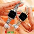 Digital touch screen ladies Fashionable Watch +Box, ladies Watch, Golden Watch.