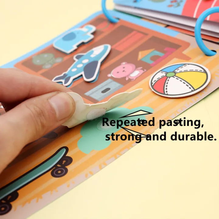 Quiet%20Book%20Educational%20Activity%20Toys%20Kids%20Repeatedly%20Busy%20Card%20Paste%20Matching%20Puzzle%20Books%20Cognition%20Baby%20Montessori%20Game%20MuXiaRe%20-%20Image%204
