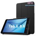 Samsung Galaxy Tab E 9.6 / T560 / T561 / SM-T560, SM-T561, SM-T560NU - 9.6" Silk Texture Horizontal Flip Leather Case with 3-folding Holder Cover. 