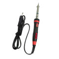 Soldering Iron Combo Pack (Soldering Iron 60 Wat, Stand, Soldering Wire lead, Solder Sucker Disordering Pump, Rosin)- 5 Piece Set. 