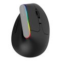 Delux M618C Wireless Silent Ergonomic Vertical 6 Buttons Gaming Mouse USB Receiver RGB 1600 DPI Optical Mice With For PC Laptop. 