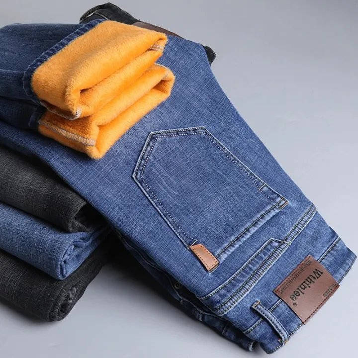 2022%20Winter%20New%20Men%20Blue%20black%20Fleece%20Thick%20Jeans%20Zippered%20Pocket%20Design%20Cargo%20Jeans%20Trendy%20Denim%20Warm%20Pants%20Male%20Brand%20Trousers%20-%20Image%202