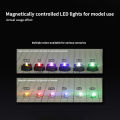 DIY Modeling Magnetic Control LED Lamp Magnetron Switch Animation Figure Plus Light Model Wireless Light For Gundam.