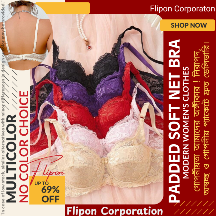 Lace%20Push-up%20Padded%20Bra%20for%20Women%20%E2%80%93%20Soft%20Cup,%20Stretchable%20Cotton%20Net,%20Adjustable%20Straps,%20Stylish%20&%20Comfortable%20Fit%20-%20Image%202