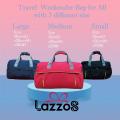 Travel Bag Waterproof Weekender Bags Oxford Cloth Luggages Handbag Shoulder Traveling Dry and Wet Separation Sport Bag Fitness Bag Gym Totes for Men 0r Women Small ( maroon / navy / Black).