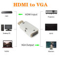 HDMI to VGA Conversion Adapter - Effortlessly Link Your HDMI Devices with VGA Monitors. 