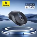 Baseus F02 Ergonomic Wireless Mouse (without Battery) Wireless Mouse Gen 2  Bluetooth 2.4G 4000 DPI Gaming Mouse. 