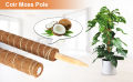 3 pcs Coco Pole - 12 inch Coir(Coco peat) Grow Stick. 