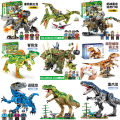 Senbao S brand Jurassic Dinosaur World Minecraft Dinosaur Building Blocks Children's Educational Assembling Small Toys.