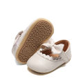 2022 New 0-1 Year Old Baby Shoes Fashion Bow Baby Girl Princess Shoes Rubber Sole.