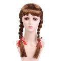 Horror Bride of Chucky Annabelle Cosplay Costume Dress Cos Wigs Conjuring Doll Mask Women Girls Evil Halloween Scary Outfits. 