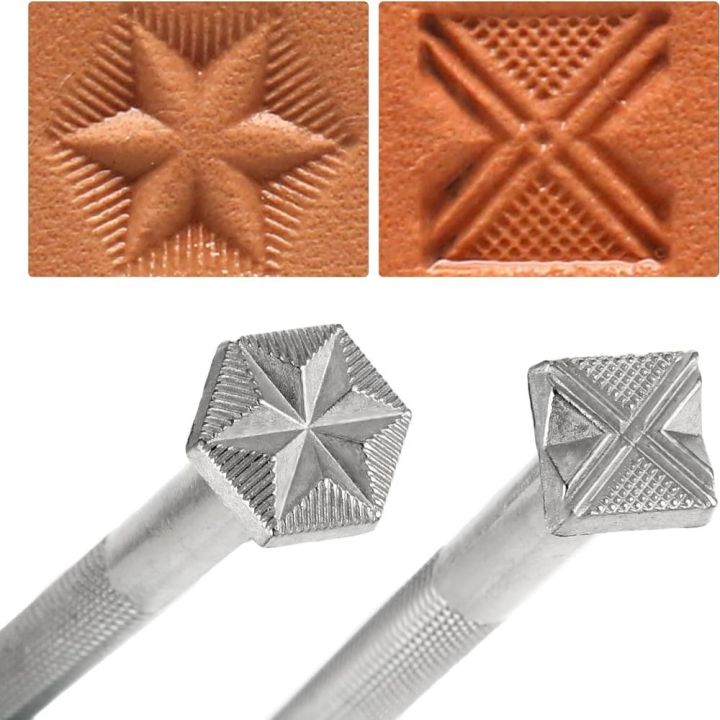 Embossing Stamp 11cm Leather Stamps Alloy Steel Silver Leather Stamping Tools Leather Working Tools For Leather Craft Working Carving