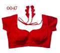 Red Color Semi Backless Blouse For Women. 