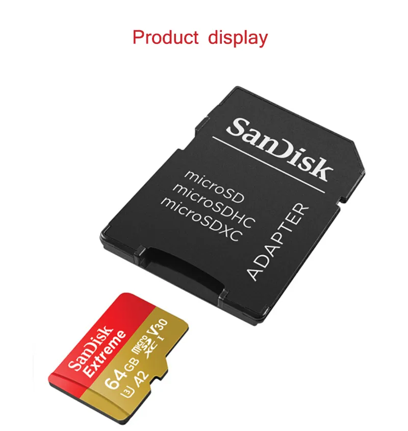 SanDisk Micro SD Card 32GB A1 MicroSDHC Memory Card 64GB 128GB