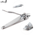 Monja 1Pcs  Manicure Nail Clipper Nail Cutter Stainless Steel Fingernails. 