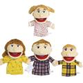 HOTOMI Cartoon Kids Educational Playhouse Grandpa Grandma Hand Puppet Baby Talking Father Mother Half Body Family Puppet Hand Doll Puppet Plush Toy Stuffed Toys Hand Puppet Plush Doll. 