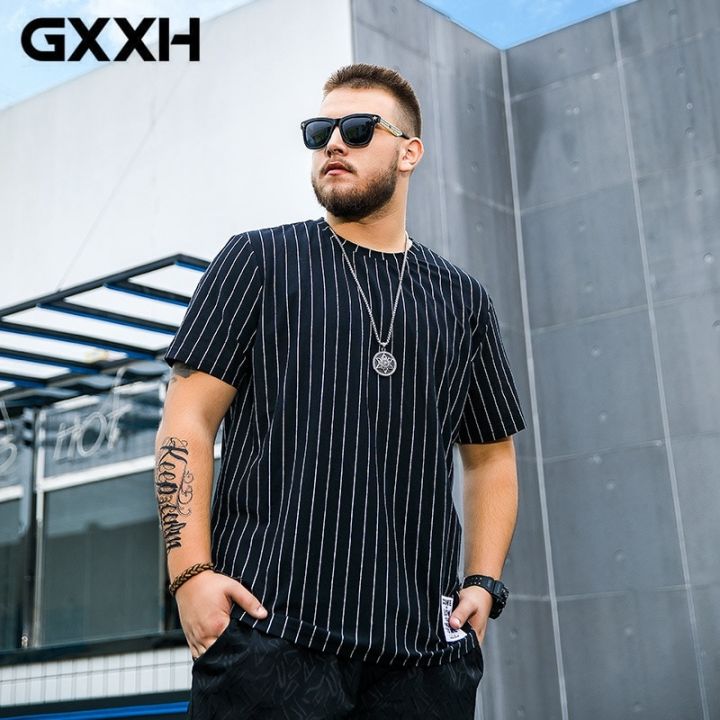 Man%20Big%20Size%20Summer%20Short-sleeved%20Cotton%20T-shirt%20Fashion%20Casual%20Fat%20Guy%20Loose%20Vertical%20Striped%20Large%20Size%20Shirt%20Man%20Size%20XL-6XL%20-%20Image%203