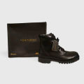 Motorcycle Boots For MenRubber Shoes For Men Light Breathable Fashion Soft Black. 