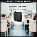 Gosear 12W Voice Amplifier 1200mAh Portable Mini Voice Speaker with Wired Microphones Storage Bag for Teachers Tourist Guide.