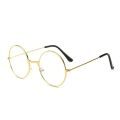 Men And Women Retro Round Blue Light Computer Mirror Reading Playing Games Eye Protection Decorative Glasses.