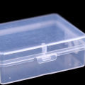 2pcs Transparent Chapter Box Hanging Box Mini Key Photo Boxes Home Storage Box. 