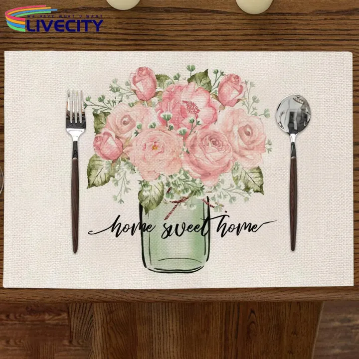 Mug%20Pad%20Exquisite%20Pattern%20Table%20Placemat%20Set%20Super%20Soft%20Wear%20Resistant%20Perfect%20for%20Dinnerware%20Decor%20Buy%20Cup%20Coaster%20-%20Image%207