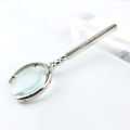 Fanghua 50x metal magnifying glass, elderly reading high-definition genuine reading glasses, special convex lens for children.