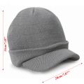 Men Women Winter Knit Baggy Beanie Oversize Fashion Hat Visor Cap.