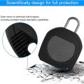 Protective Silicone Stand Up Carrying Case for Clip 3 Waterproof Portable Bluetooth Speaker Black.