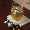 Stainless steel tea infuser Long handle tea ball for loose leaf tea. 