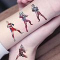 Cartoon Ultraman Kids Tattoo Stickers for Men and Women Waterproof Long Lasting Ultraman Serodika Colorful Boy Small Stickers.