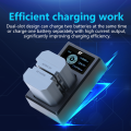 FB NP-FZ100 Camera Battery Dual LCD Charger for Sony A7M3 A7M4 A7R3 ARR4 A7R4 A7S3 A7C A7R5 A9M2 FX30 FX3 A1 A6600 ZV-E1 A9S IV. 